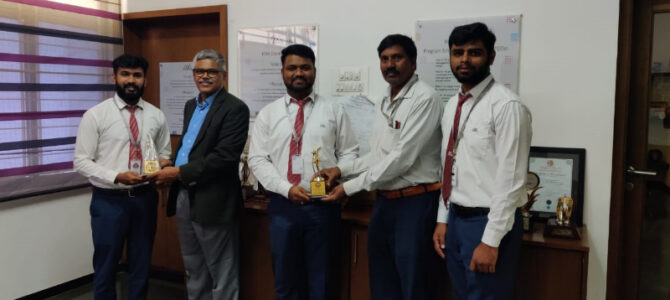 MBA Students win 1st place in Quiz Competition at IIMM Golden Jubilee Award 2023