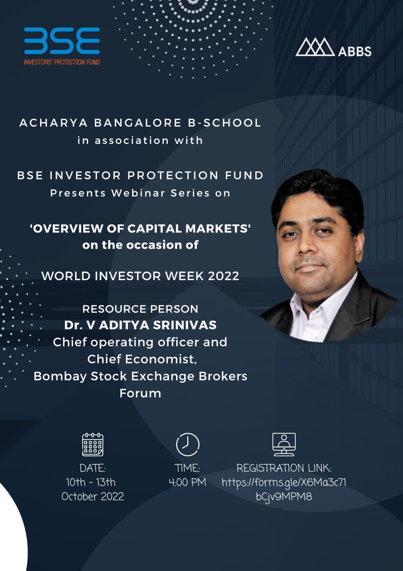 Student Development Programme: World Investor Week 2022 