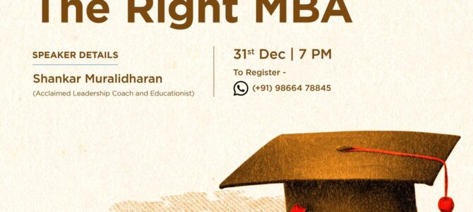 Any MBA Vs The Right MBA