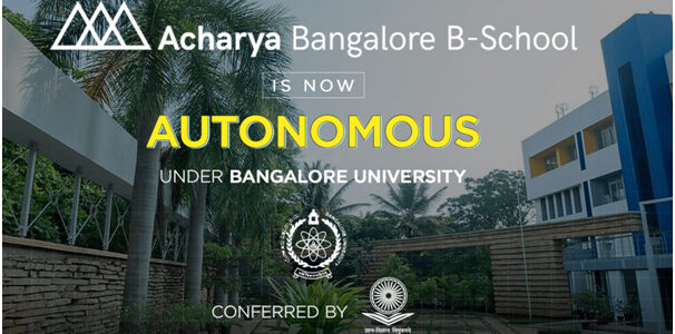 Acharya Bangalore B-School attains autonomous status; valid for 10 years